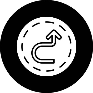 ok modern simgesinin vektör illüstrasyonu