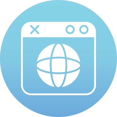 tarayıcı web simgesi, vektör