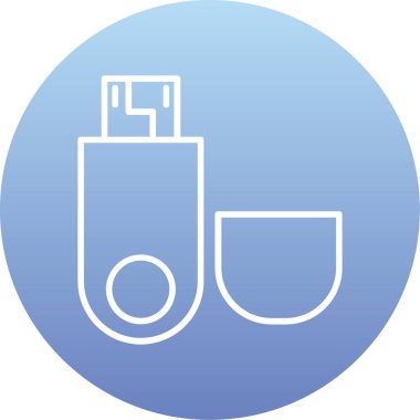 Modern ikon susuzluğunun vektör çizimi