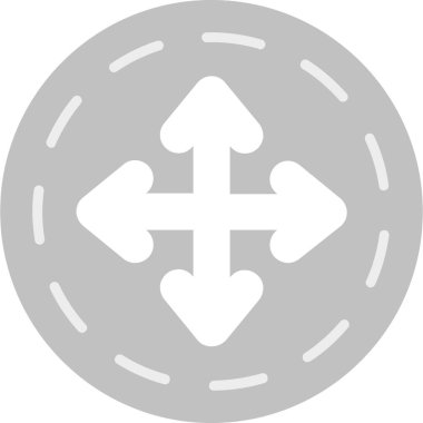 Pusula simgesinin vektör illüstrasyonu