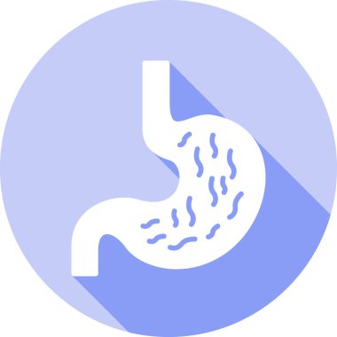 Mide hastalığı insan simgesi