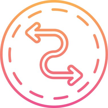 Modern simgenin vektör illüstrasyonu