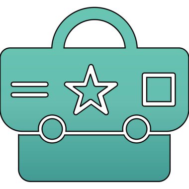 Bagaj simge vektör çizim