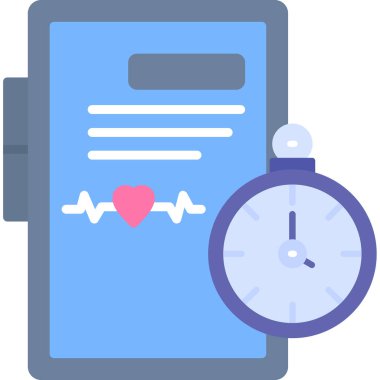 Zamanlayıcı web simgesi, vektör çizim