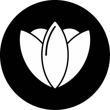 Lotus simgesinin vektör illüstrasyonu
