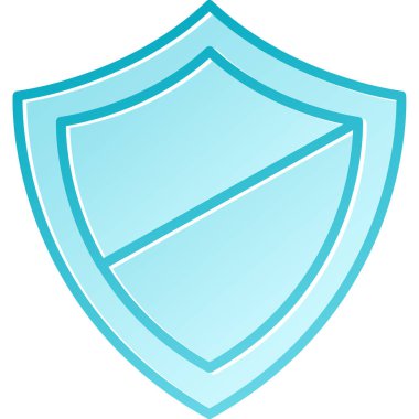 Koruma simgesi vektör illüstrasyonu