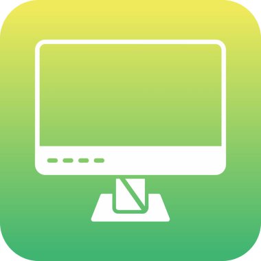 vektör lcd simgesi illüstrasyonu