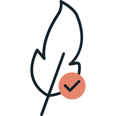 Yaprak Simgesi Moda Biçiminde İzole Arkaplan