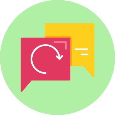 mesaj vektör illüstrasyonu modern simge tasarımı