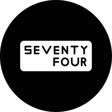 7 numaralı simge vektör illüstrasyonu