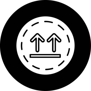 ok simgesi vektör illüstrasyonu