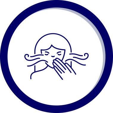 Maskeli ve eldivenli kadın.