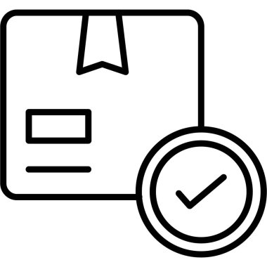 Kontrol listesi simgesi vektör illüstrasyonu