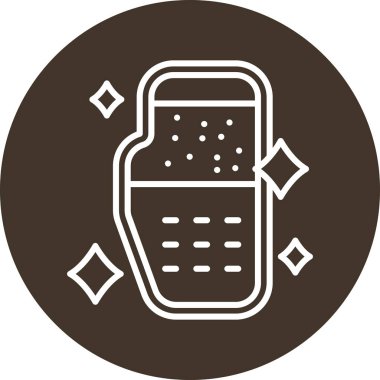 Bir kahve simgesinin vektör çizimi