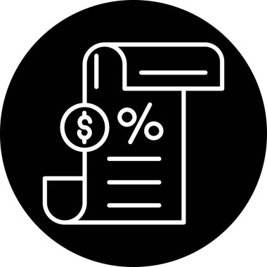 İş ve finans simgesinin vektör illüstrasyonu