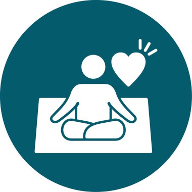 Moda tarzında izole edilmiş aşk ikonu