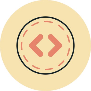 Gıda düz simge vektör çizim