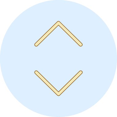 Altın simgenin vektör illüstrasyonu