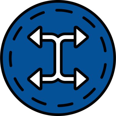 Ok. Web simgesi basit illüstrasyon