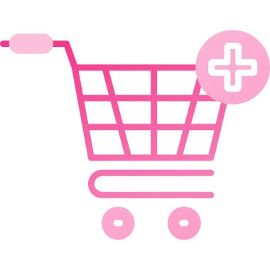 Alışveriş arabasının vektör çizimi