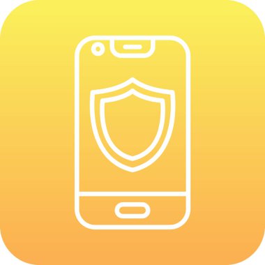 mobil uygulama simgesi, vektör illüstrasyonu