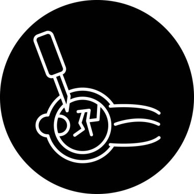 Maskeli bir adamın vektör çizimi