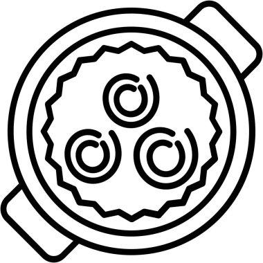 yemek ikonu, vektör besin tasarımı