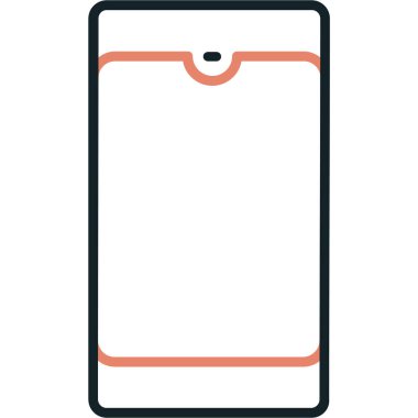 Vektör akıllı telefon simgesi illüstrasyonu