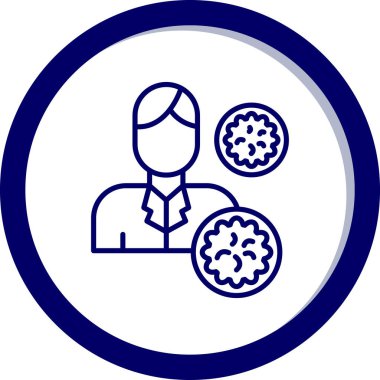 Modern simgenin vektör illüstrasyonu