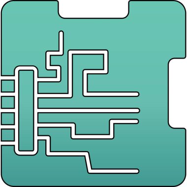 seo modern simgesinin vektör illüstrasyonu