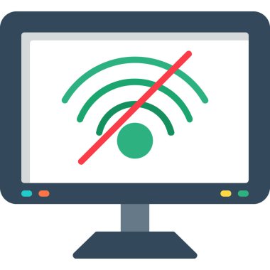 wifi simgesi vektör illüstrasyonu