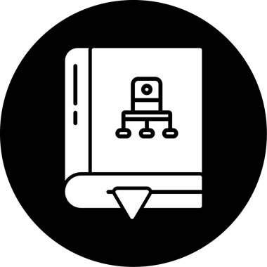 kitap simgesi vektör illüstrasyonu