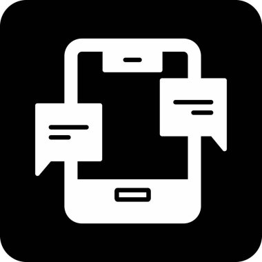 Telefon simgesi vektör illüstrasyonu