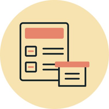 Sayfanın web simgesi, vektör illüstrasyonu