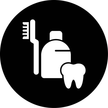 diş simgesi vektör illüstrasyonu