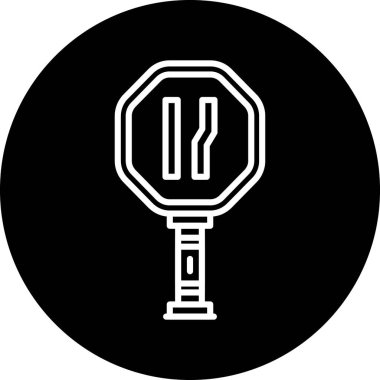 Modern b 'nin vektör illüstrasyonunda müziğin eksik simgesi