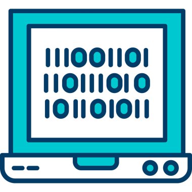 Bilgisayar. Web simgesi basit illüstrasyon