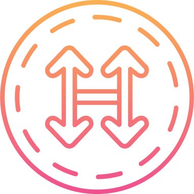 Modern bir simgenin vektör illüstrasyonu