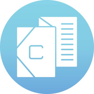 Dosya. Web simgesi basit illüstrasyon