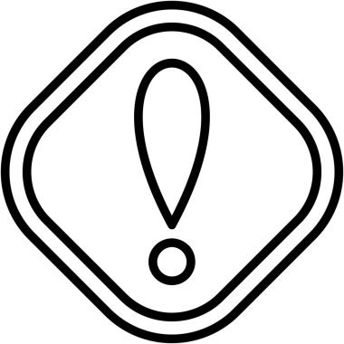 ünlem işareti vektör simgesi