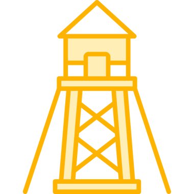 Kule Web simgesi basit illüstrasyon