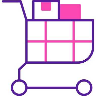 Alışveriş arabası. Basit tasarım