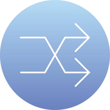 Ok. Web simgesi basit illüstrasyon