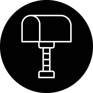 Lamba. Web simgesi basit illüstrasyon