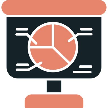 pusula vektör simgesi modern basit illüstrasyon