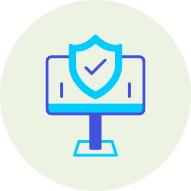 Bilgisayar. Web simgesi basit illüstrasyon