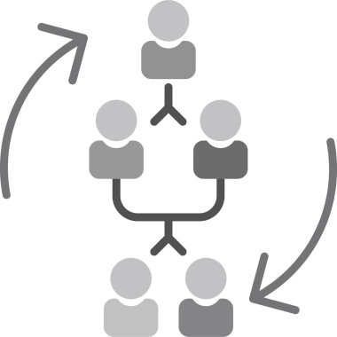 Sosyal ağ. Web simgesi basit tasarım