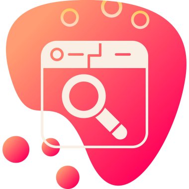 seo modern simgesinin vektör illüstrasyonu