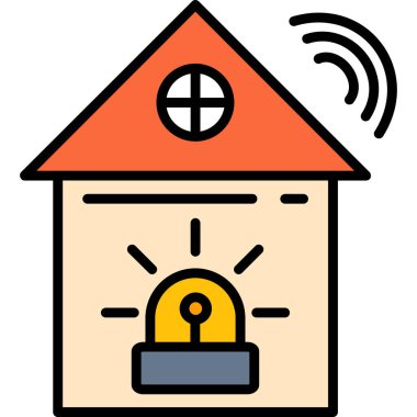ev alarm sistemi simgesi