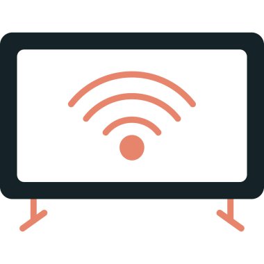 wifi düz vektör simgesi